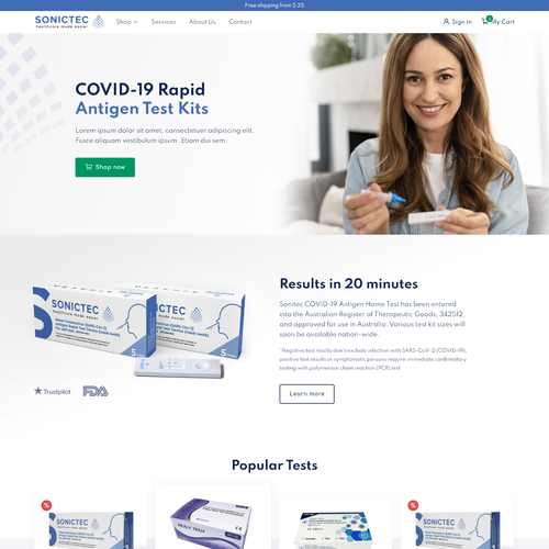 Web page design contest entry by LeNotre