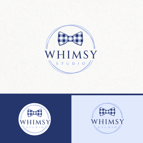 A whimsical logo incorporating gingham Design by mmkdesign