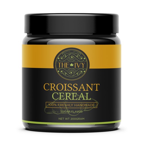 label designs for food (tiny croissant) Design by jansky6