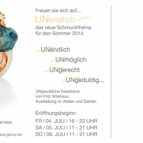 Postcard, flyer or print contest entry by Lindsay Kuk