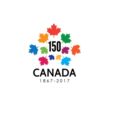 Community contest: Design Canada’s 150th birthday logo! Design by bluesflamingo