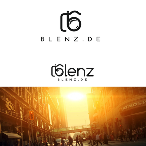 photography logo blenz.de Design by cv design