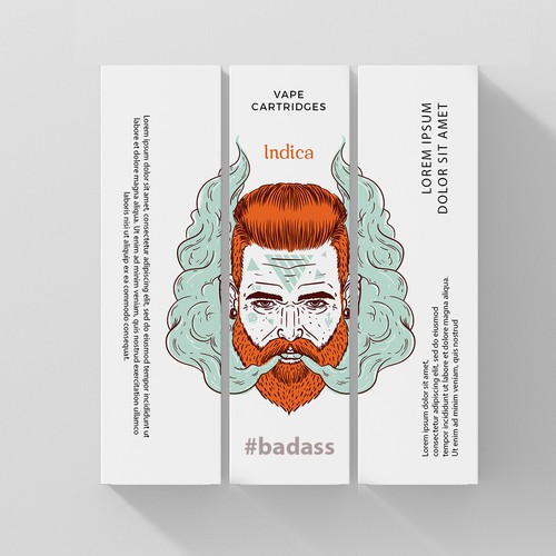Vape package' design Design by Surya_Vasudevan