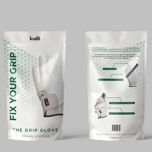 Designs Modern Golf glove packaging contest! Product packaging contest