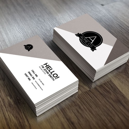 99designs need you to create stunning business card templates - Awarding at least 6 winners! デザイン by HAHTO creative
