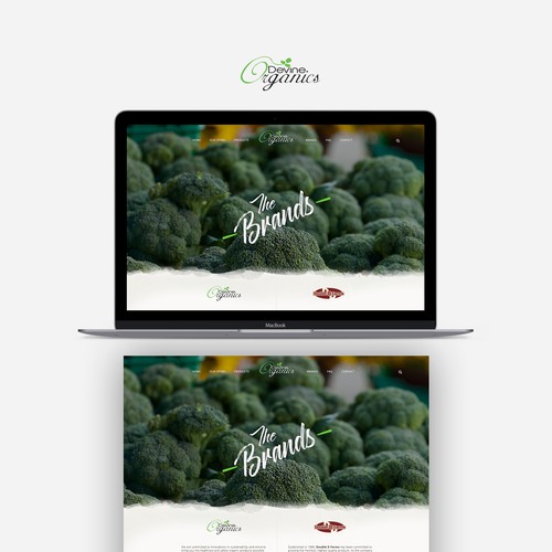 Design One of The Biggest Organic Farm in America Website Design by JPSDesign ✔️