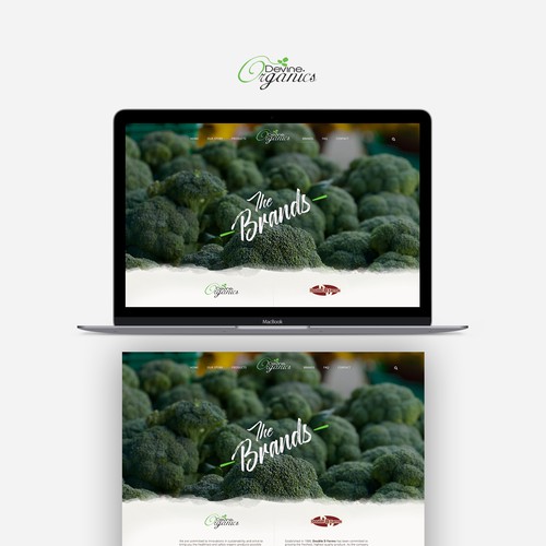 Design One of The Biggest Organic Farm in America Website Design von JPSDesign ✔️