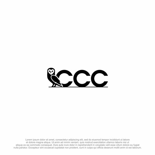 Business service logo with owl symbol Design by pronine9