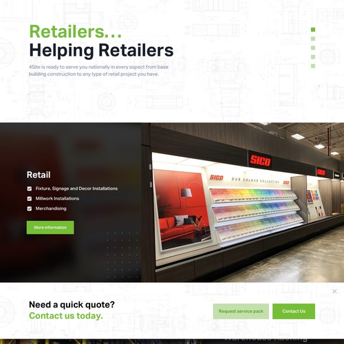 Web page design contest entry by Westbrook