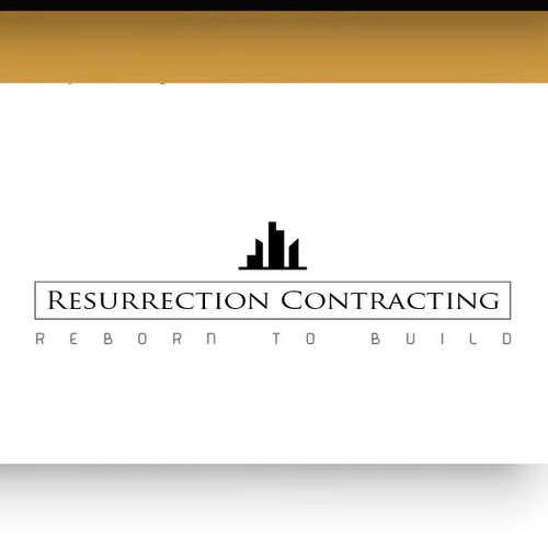 "Reborn To Build" construction company logo. Design by HACKer enTRY