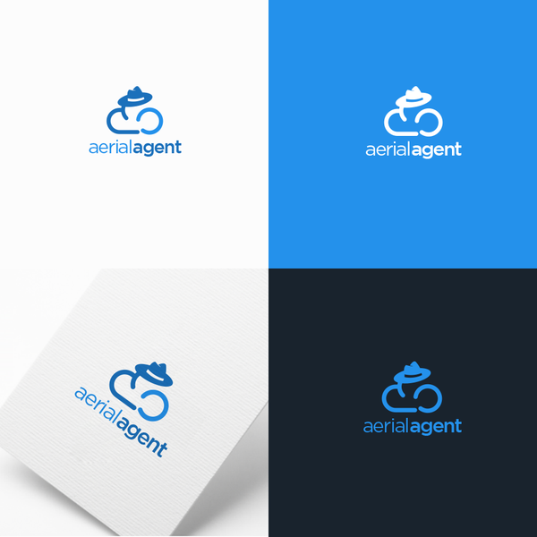 Aerial agent logo design