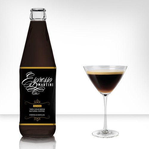 Logo / Product Design for new Espresso Martini beverage Design by HollyMcA