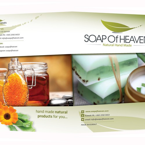 soap of heaven need your creativity to make brochure Design by bmp design