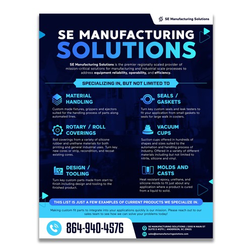 Clean single page line card for potential customers Design by niki99