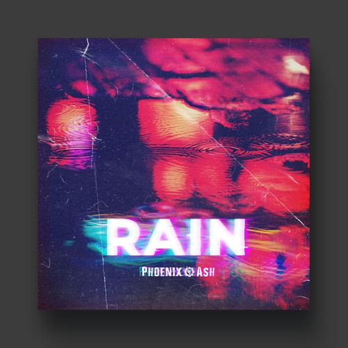 Design a cool album cover for a Japanese rock song Design by P I X 3 L