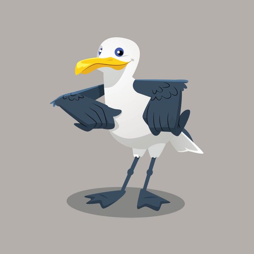 We need a Seagull mascot Design réalisé par ben prideland_studio