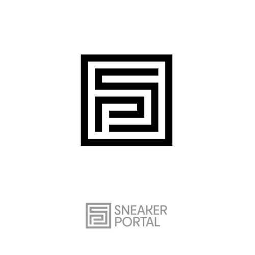 sneaker resale store workflow automation software - modern tech logo design Design by Amitspro™