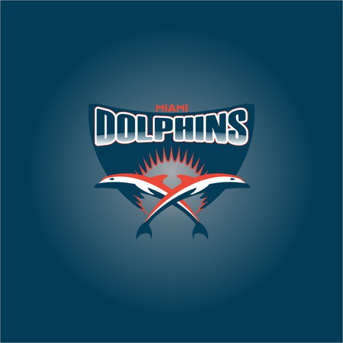 99designs community contest: Help the Miami Dolphins NFL team re-design its logo! Design by R.Mell