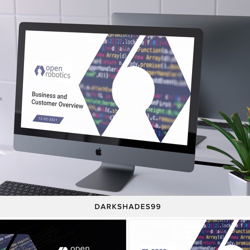 Open Robotics PowerPoint Design by DARKSHADES99