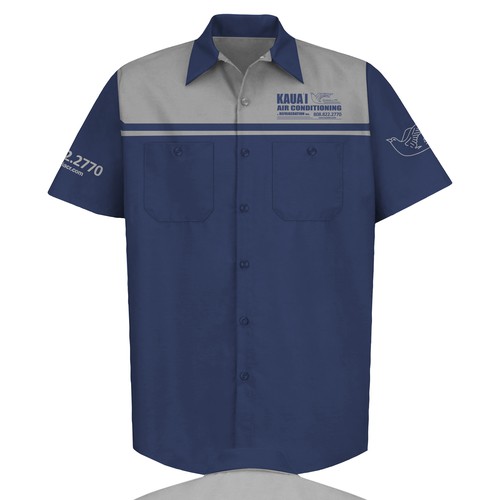 Design technician work shirts for air conditioning company, T-shirt  contest