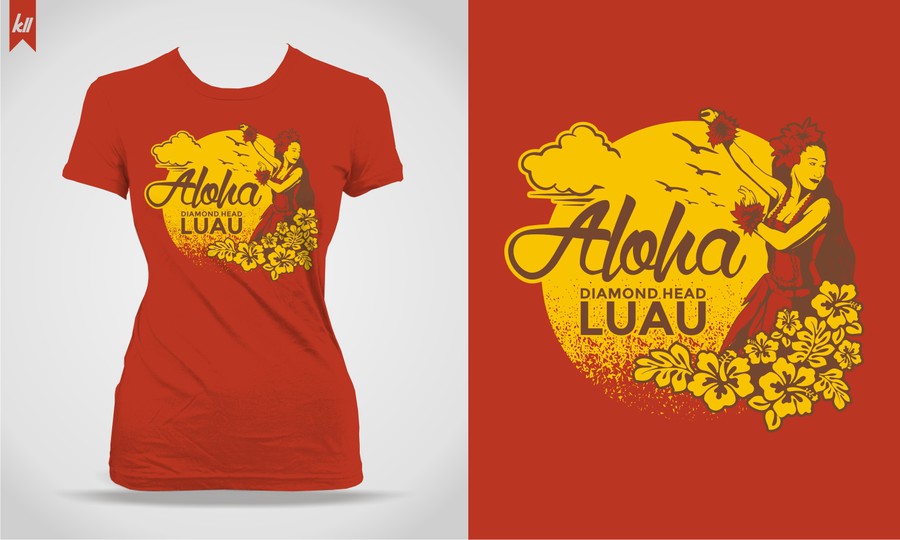 Create A Shirt Souvenir For The Hottest Luau In Hawaii | T-shirt contest