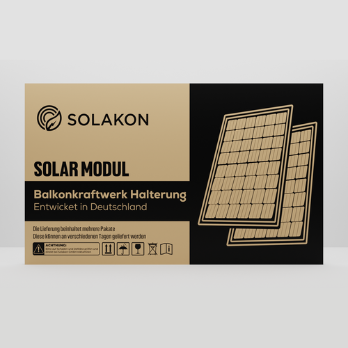 Create a nice Packaging Design for Solar Panels Design by Purushotham49