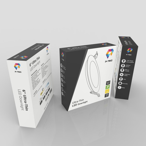 Package design for an Ultra-Thin LED Downlight Design by AlphaModeling