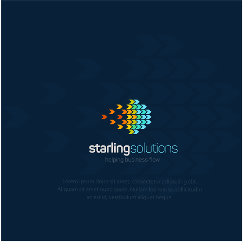 Create a starling murmuration-inspired masterpiece. デザイン by toometo