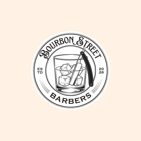 Logo concept for a high-end men's barbershop