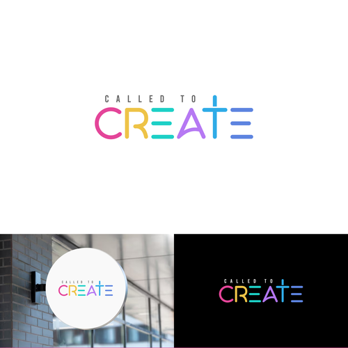 "Called to Create" Logo Design Design by Voos Studio