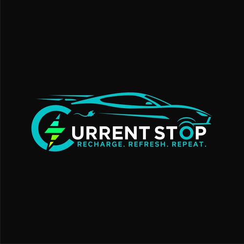 Design gagnant sur "Logo Vector Refinement — Current Stop LLC (EV Charging Brand)"