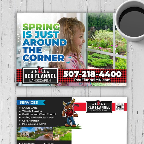 NEW POSTCARD FOR SPRING Design von BIG_BRAIN_AX