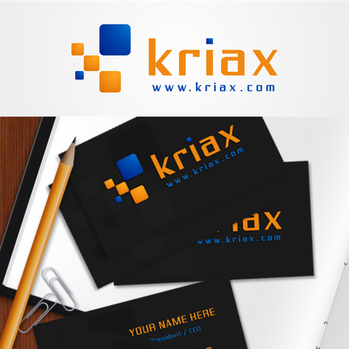 Create logo and business cards for Kriax Design by Zulax™