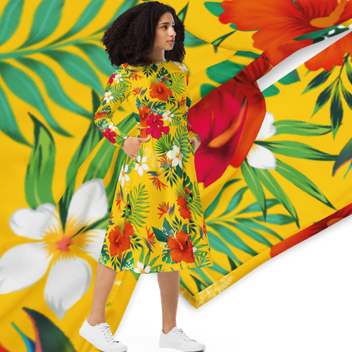 Tropical Fabric Print - Textile Designers & Illustrators Los Angeles fashion brand needs your designs Design by ash00 Designs