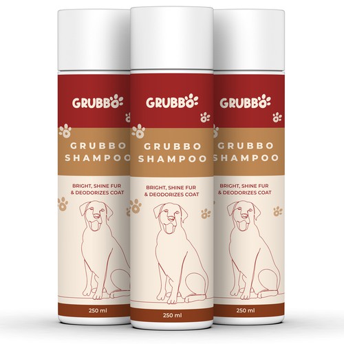 Design label for dog shampoo-ontwerp door Imee008