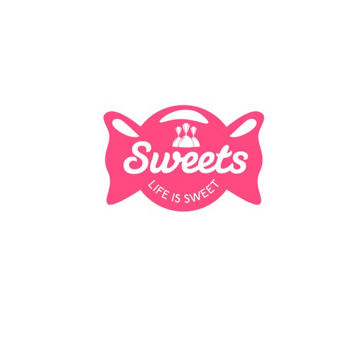 Logo for scandinavian high end Pick N Mix candy store Réalisé par Bianca Moro