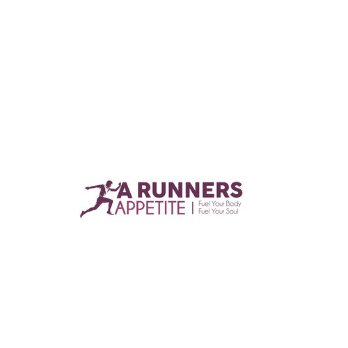 Create a memorable logo for "A Runners Appetite" A healthy lifestyle
