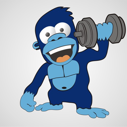 Logo for blue monkey fitness | Logo design contest | 99designs
