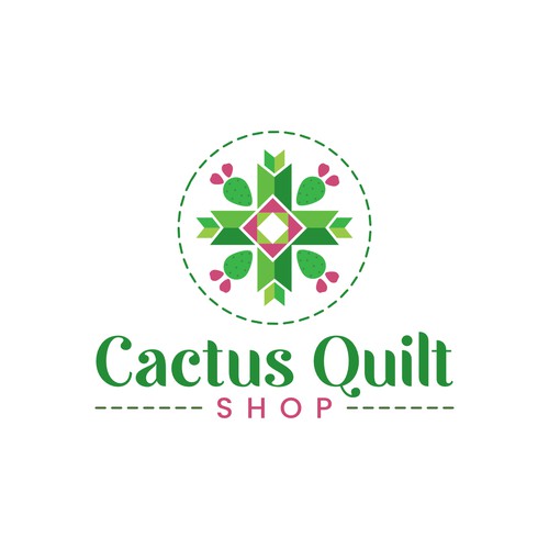 Design a logo for a modern quilt shop! Design by Creative P