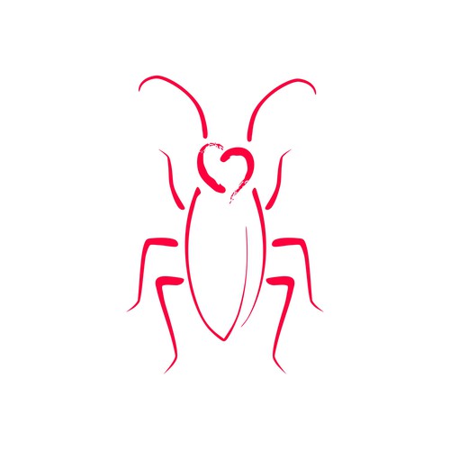 Long live the roaches…help design a simple “roach” logo that has a heart. Design by Mori Summer