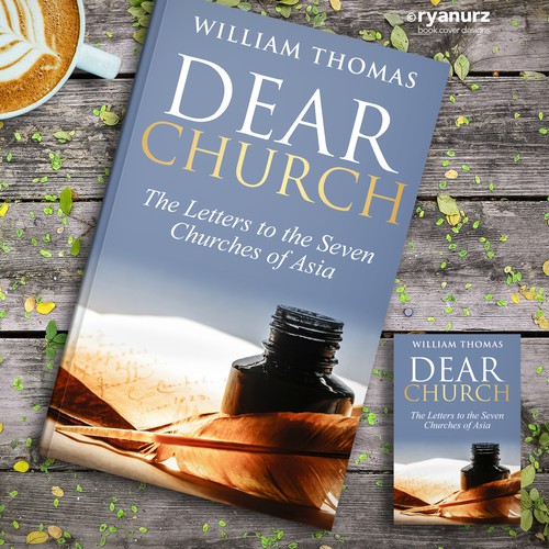 Design a book cover for a Christian Bible Study, "Dear Church: The Letters to the Seven Churches Design by ryanurz