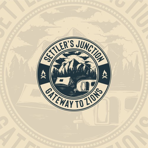 Logo Design for Settler's Junction RV Resort Design by Rolan Putut Wijaya