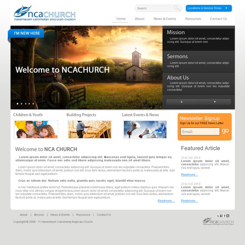 Need Exciting New Website for NCAChurch