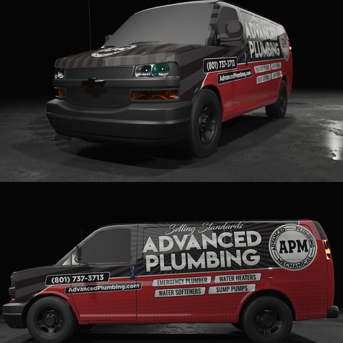 Looking for an eye catching Plumber van wrap Design by icon89GraPhicDeSign