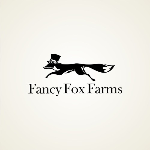 The fancy fox who runs around our farm wants to be our new logo! デザイン by Zamzami