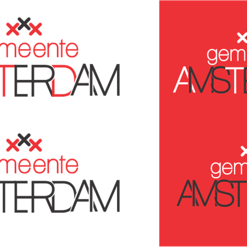 Community Contest: create a new logo for the City of Amsterdam Ontwerp door A&NAS