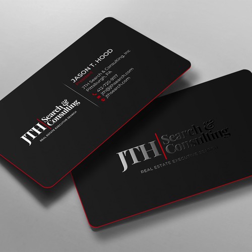 Business Card Design for Executive Search Firm Design by chandrayaan.creative