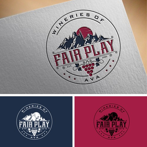 Designs Fair Play Winery Association Logo Logo design contest