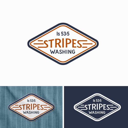 Stripes Washing - Design a logo and brand for a new upcoming coastal company Design by Creafyx