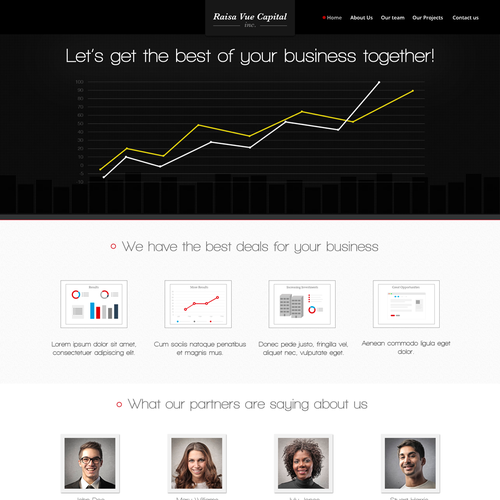 We need an AMAZING website! Design by lup lawer